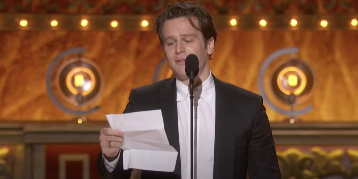 Video: Jonathan Groff Accepts Tony Award For MERRILY WE ROLL ALONG Photo
