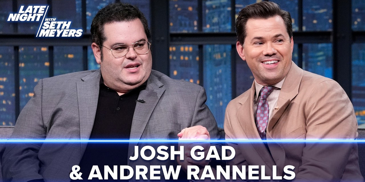 Josh Gad and Andrew Rannells Reflect on BOOK OF MORMON Tonys Performance Josh Gad and Andrew Rannells Reflect on BOOK OF MORMON Tonys Performance
