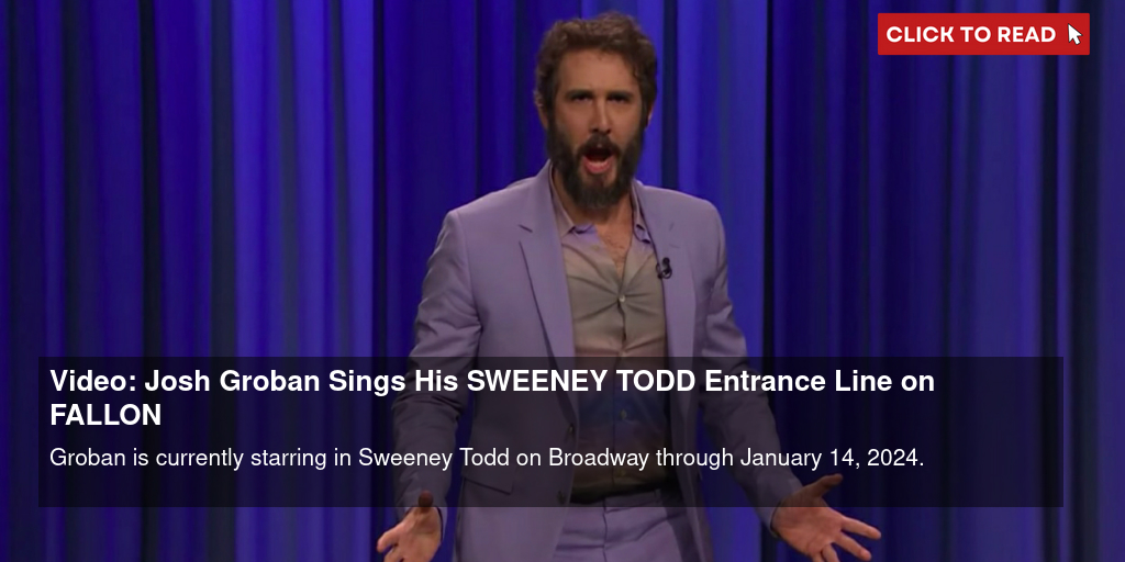 Josh Groban, Biography, Albums, Sweeney Todd, & Facts