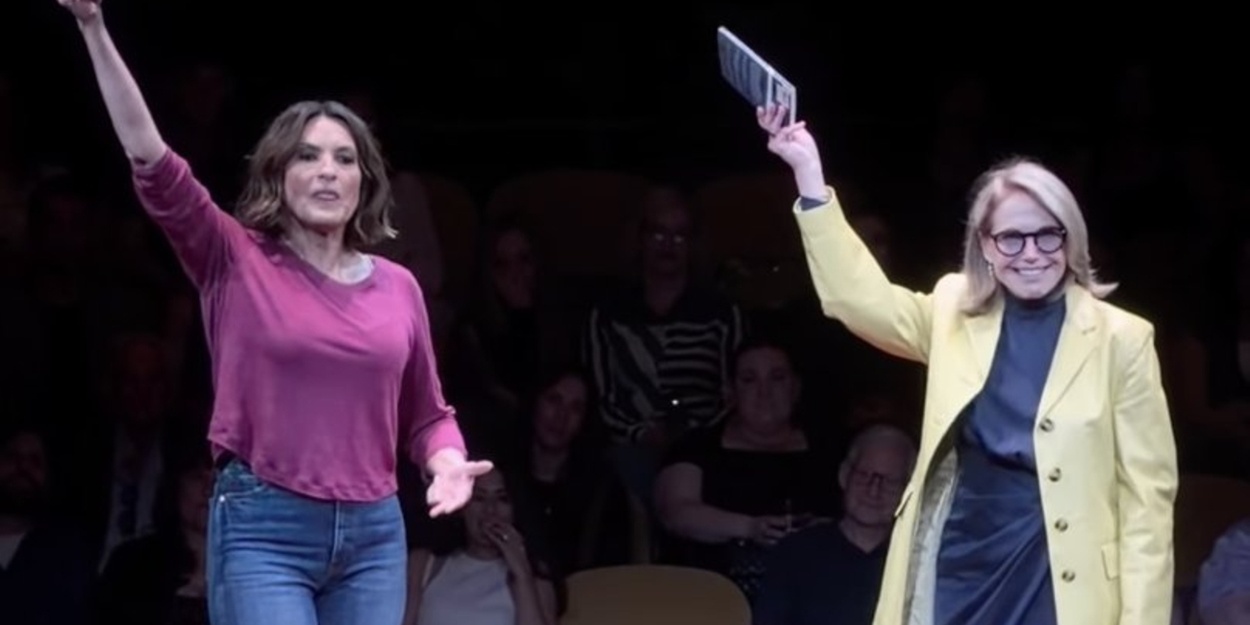 Katie Couric Joins Mariska Hargitay Onstage in EVERY BRILLIANT THING Katie Couric Joins Mariska Hargitay Onstage in EVERY BRILLIANT THING