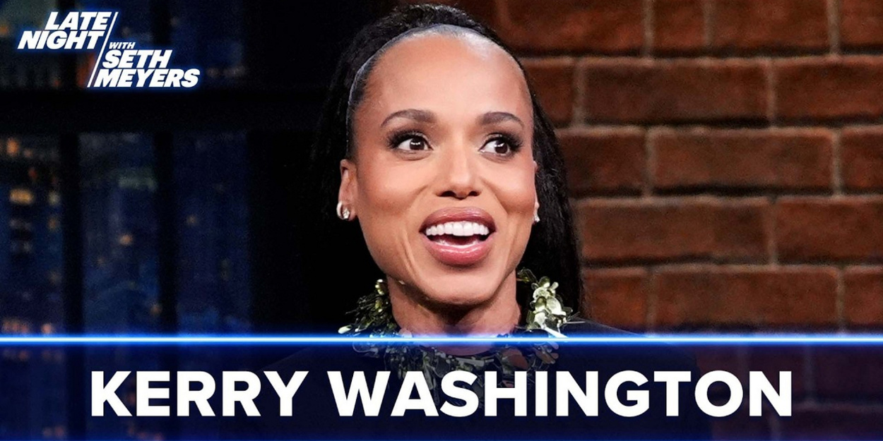 Kerry Washington Recalls Learning THE WHOOPI MONOLOGUES as a Kid Kerry Washington Recalls Learning THE WHOOPI MONOLOGUES as a Kid