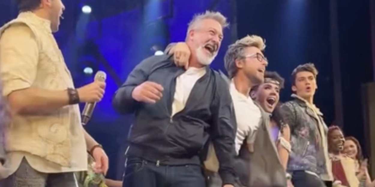 Video: Lance Bass Surprises Joey Fatone on Stage at & JULIET Video