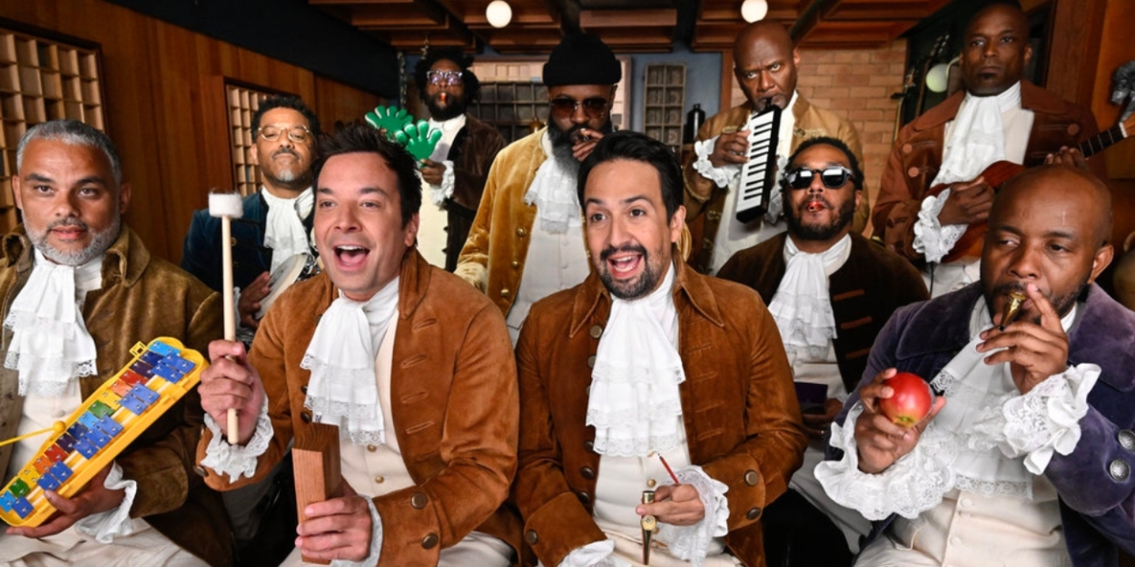 Video: Lin-Manuel Miranda, Jimmy Fallon, & The Roots Perform a 'Classroom Instruments' HAMILTON Medley Photo