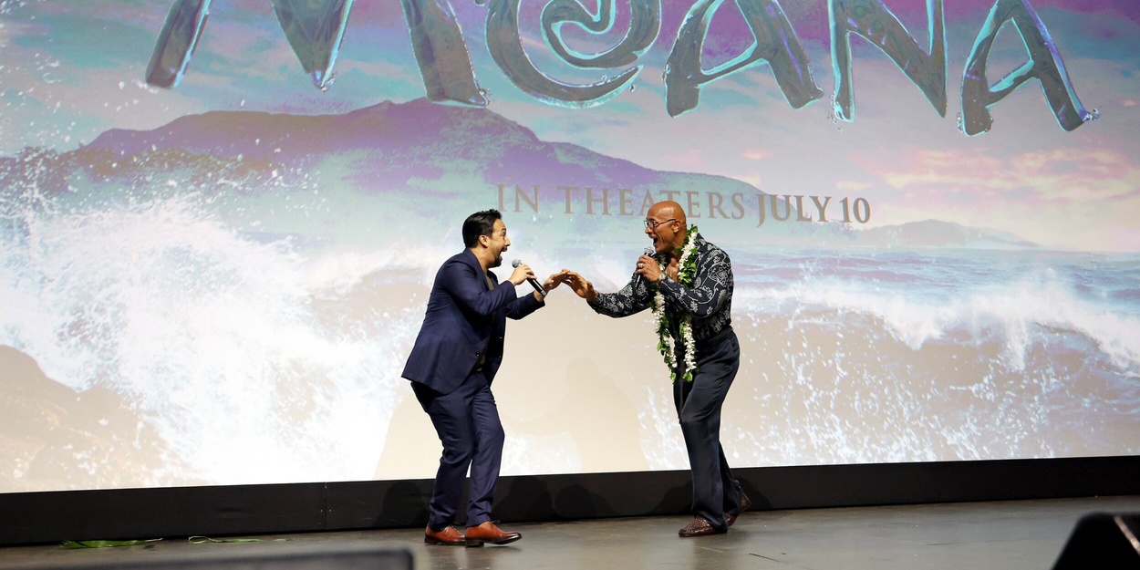 Watch Lin-Manuel Miranda and Dwayne Johnson Perform ‘You’re Welcome’ at MOANA Screening Event Watch Lin-Manuel Miranda and Dwayne Johnson Perform ‘You’re Welcome’ at MOANA Screening Event