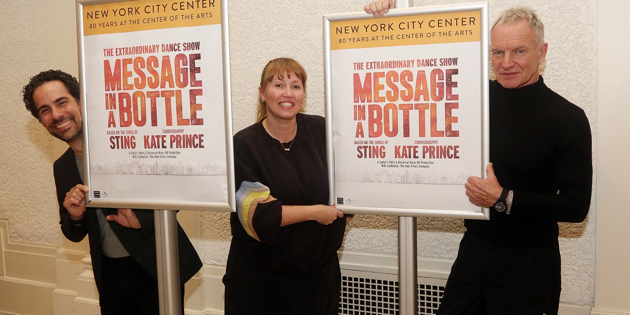 Video: Sting Show MESSAGE IN A BOTTLE Is Dancing to New York City Center
