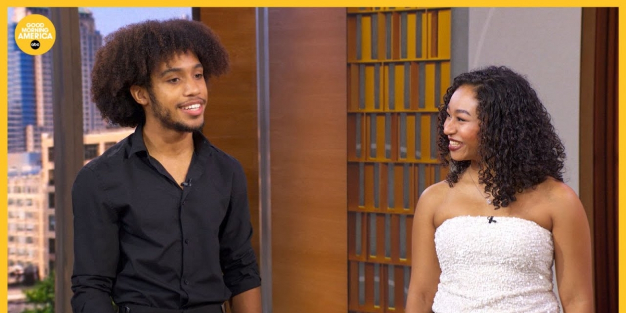Video: Fabiola Caraballo Quijada and Chris Hayes Celebrate Jimmy Award Wins on GOOD MORNING AMERICA Photo