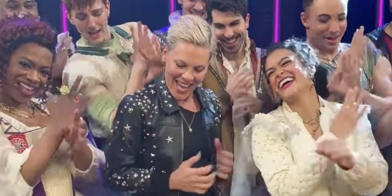 Video: P!nk Visits & JULIET For Kandi Burruss' Final Performance Photo
