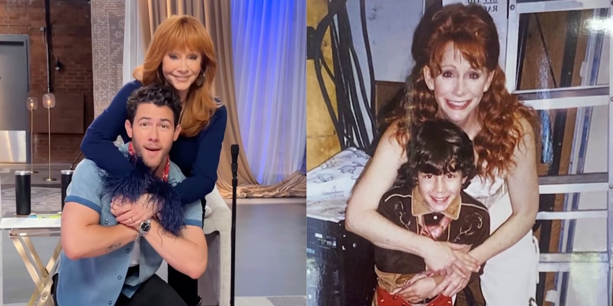 Video: Reba McEntire & Nick Jonas Recreate Broadway Throwback Photo