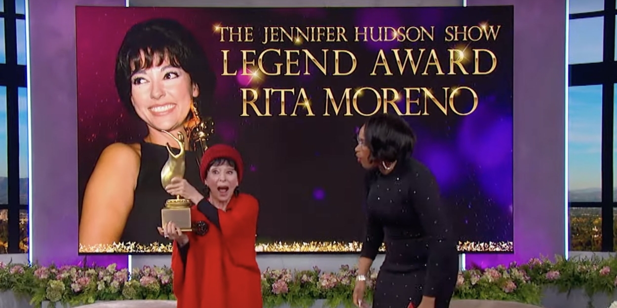 Video: Rita Moreno Presented With Legend Award on THE JENNIFER HUDSON SHOW Photo