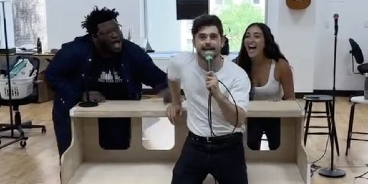 Video: See Andy Mientus, Larry Owens & Krystina Alabado in TICK, TICK…BOOM! Rehearsals Photo