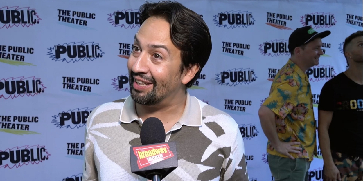 Video: See Lin-Manuel Miranda & More on the Red Carpet of A BRIEF INTERMISSION at The Delacorte Theater