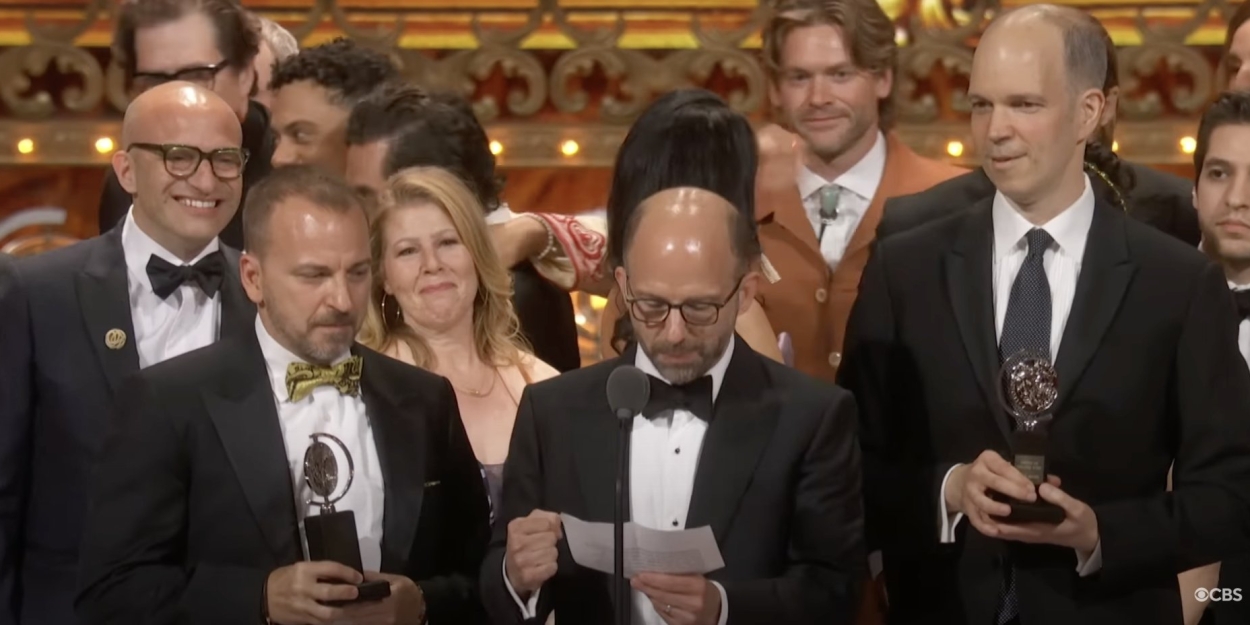 Video: THE OUTSIDERS Team Accepts the Tony Award For Best Musical Photo