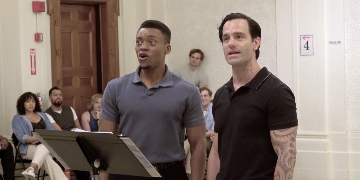 Video: TITANIC Sails On Into Rehearsals at Encores!