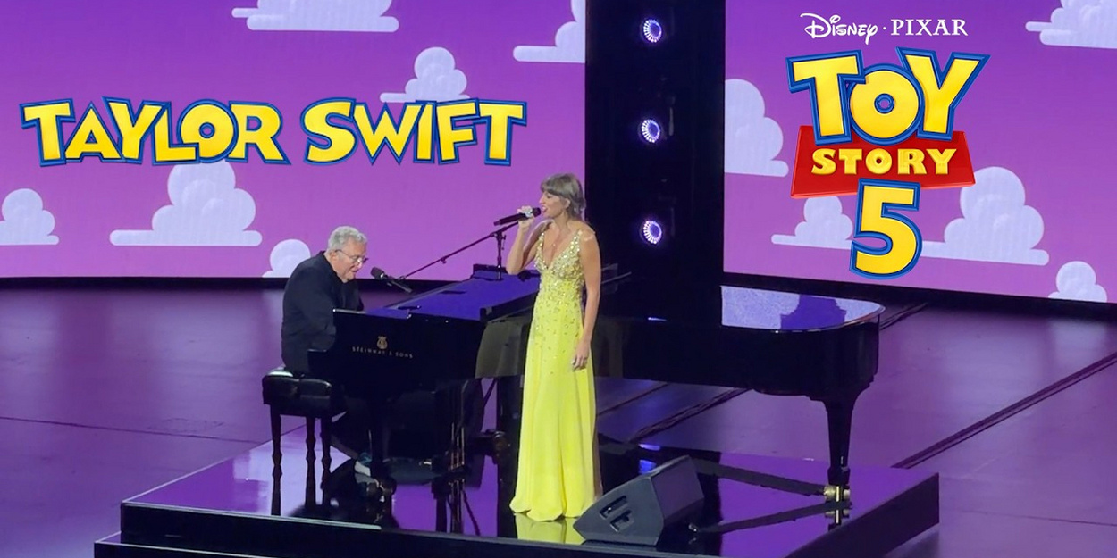 Video: Taylor Swift Surprises Attendees with Performance of New TOY STORY 5 Song at… Video