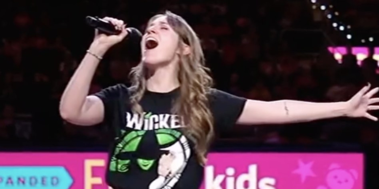 Video: WICKED's Carly Augenstein Performs 'Defying Gravity' at Indiana Fever Game Photo
