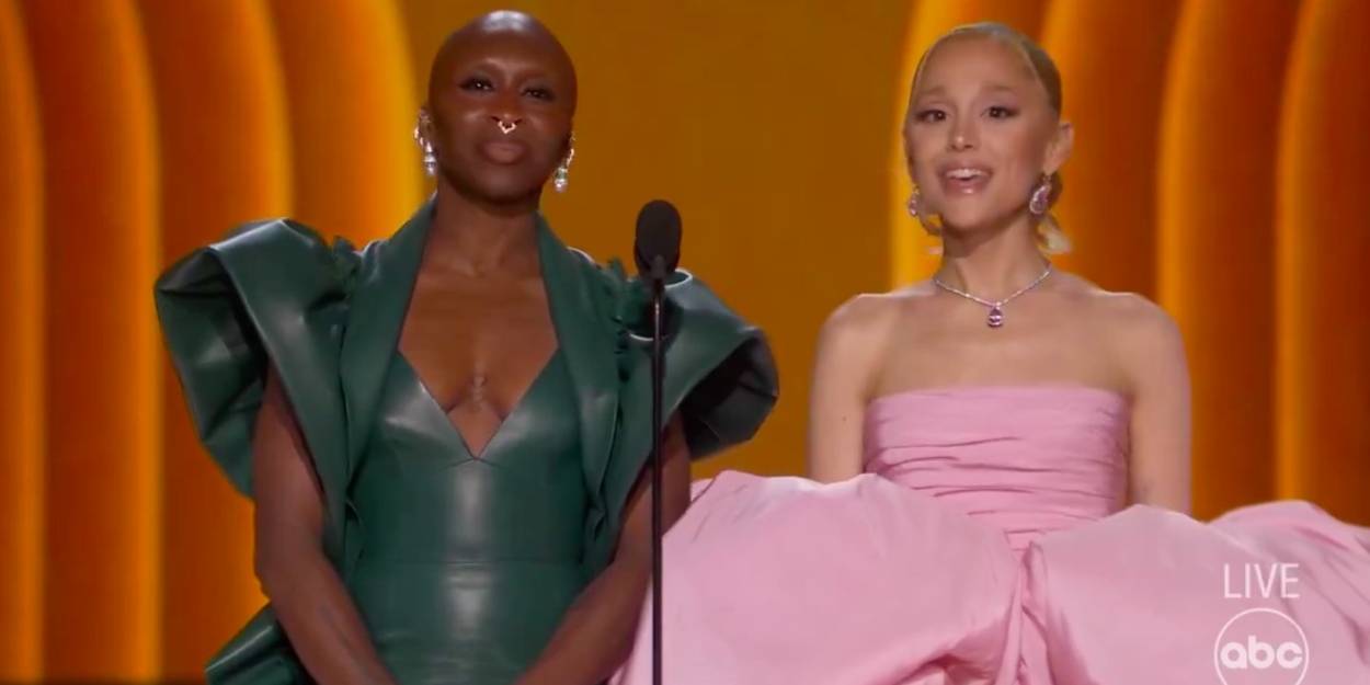 Video: Cynthia Erivo & Ariana Grande Use WICKED Lyrics to Present at Oscars