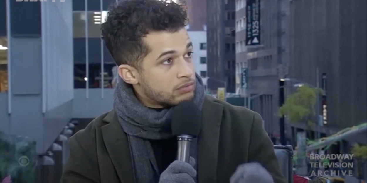 Watch Jordan Fisher Talk HADESTOWN During The Macy's Thanksgiving Day Parade on CBS Video