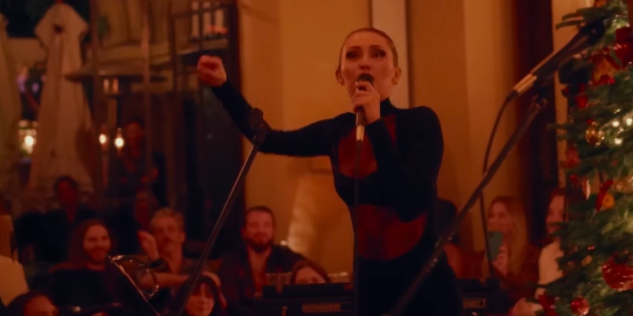 Video: Watch Miley Cyrus Sing 'Jingle Bells' at Chateau Marmont