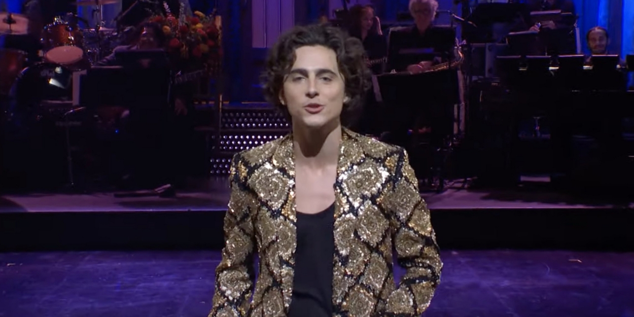 Watch Timothée Chalamet Sing and Rap in SATURDAY NIGHT LIVE Monologue Video