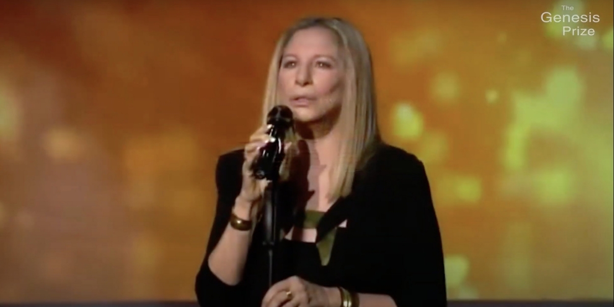 Video: Watch the Genesis Prize Tribute to Laureate Barbra Streisand Photo