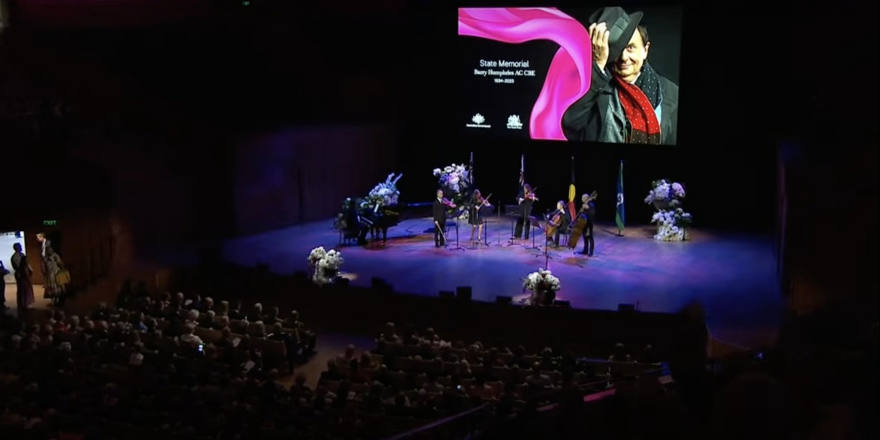 Video: Watch the Memorial Service for Barry Humphries at the Sydney Opera House