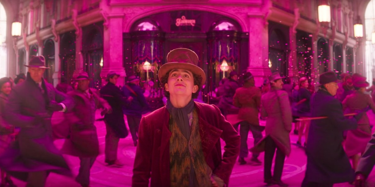 Watch a New WONKA Movie Musical Trailer With Timothee Chalamet Video