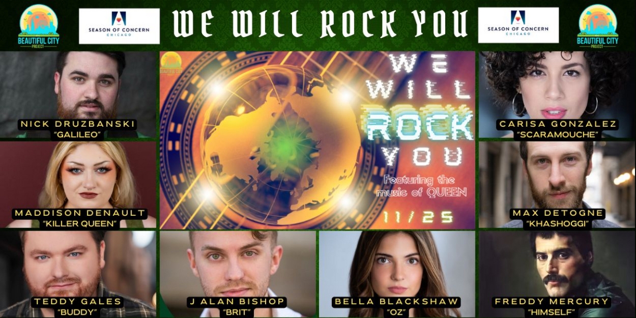 WE WILL ROCK YOU to be Presented for One Night Only by The Beautiful City Project  Image