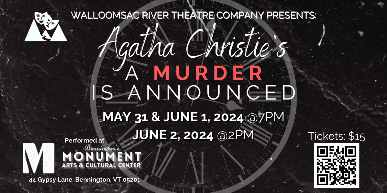 WRTC to Present Agatha Christie's A MURDER IS ANNOUNCED at Bennington's MACC 