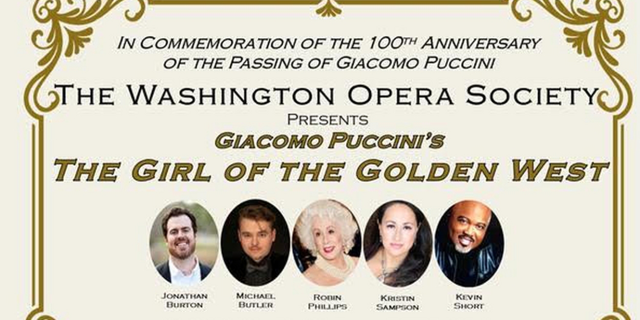 Washington Opera Society to Present Puccini's THE GIRL OF THE GOLDEN WEST  Image