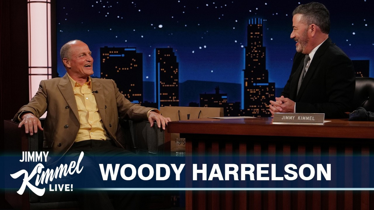 Woody Harrelson Reveals Emmys Bathroom Run-In With Kimmel and Matthew McConaughey Video