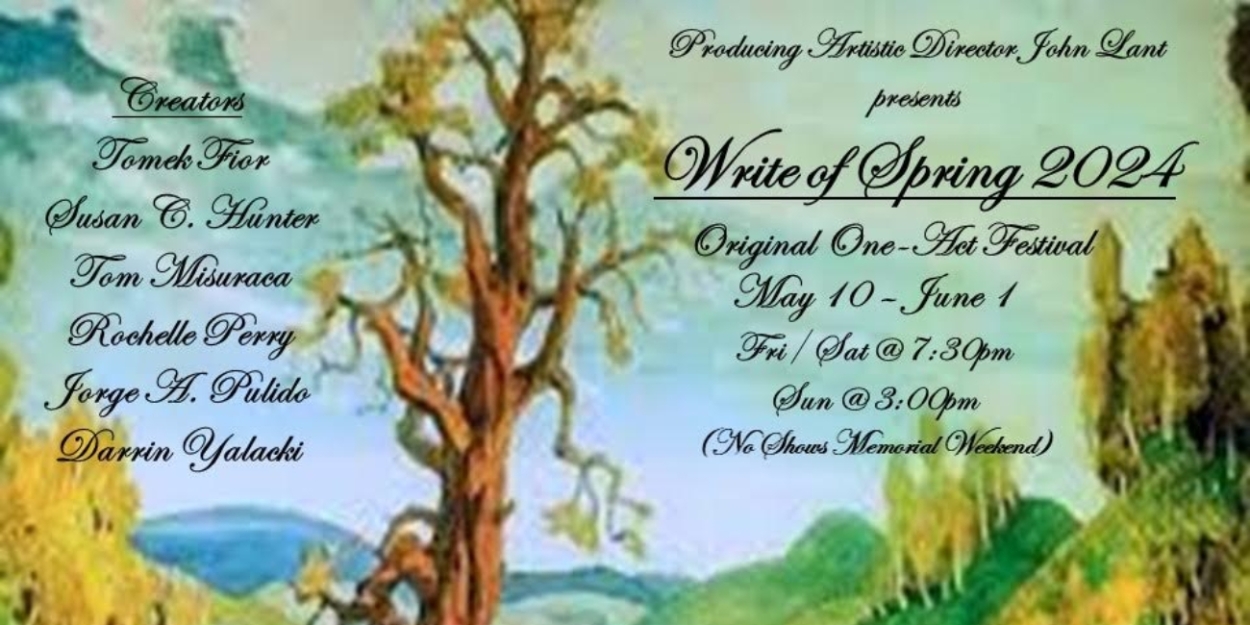 Write Act Rep Present World Premiere Of WRITE OF SPRING Evening of One Act Plays  Image