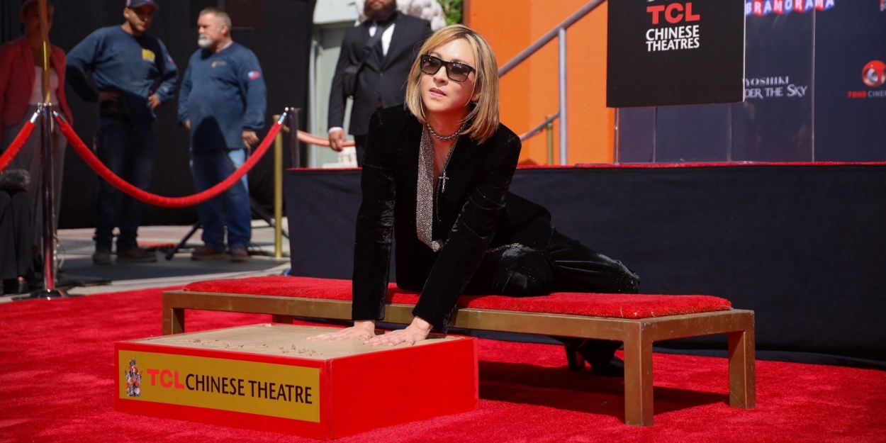 YOSHIKI Makes History as First Japanese Artist to be Honored by TCL Chinese Theatre with Handprint and Footprint Ceremony in Hollywood 