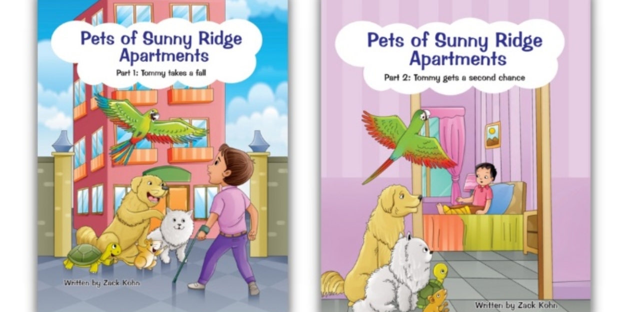 Zack Kohn Releases New Children's Book Series - Pets Of Sunny Ridge Apartments  Image