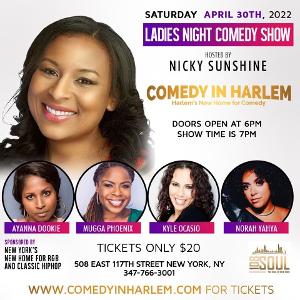 Nicky Sunshine Hosts Ladies Night Comedy Show at Comedy In Harlem  Image