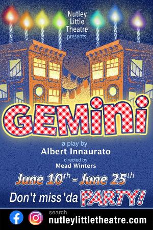 Nutley Little Theatre Presents GEMINI by Albert Innaurato 