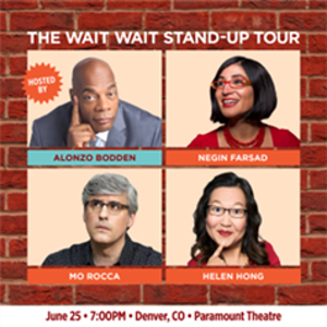 THE WAIT WAIT STAND UP TOUR Comes to Paramount Theatre, June 25 