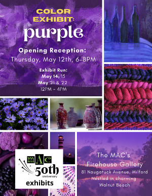 Milford Arts Council's Purple Exhibition Opens At The Firehouse Gallery Image