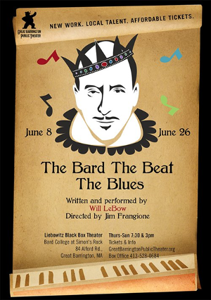 GB Public Solo Fest Premieres Will LeBow's THE BARD THE BEAT THE BLUES Image