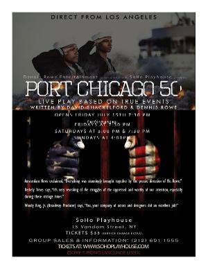 PORT CHICAGO 50 A Play About 1944 Port Chicago Blast Performs At Soho Playhouse Image