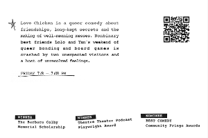 Award-Winning LOVE CHICKEN, A Nonbinary Love Story, Extended At The Hollywood Fringe! Image