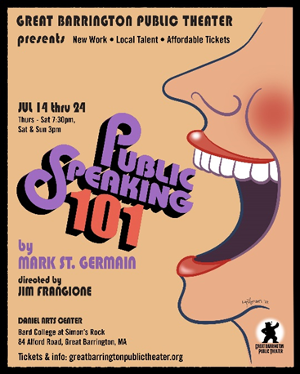 Great Barrington Public Theater Premieres Mark St. Germain's PUBLIC SPEAKING 101 Next Week 