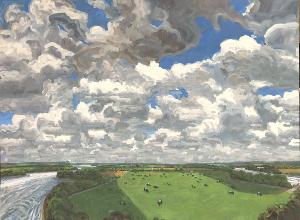 Blue Mountain Gallery Presents Max Mason - In The Field - Landscapes And Ballparks This Month Image