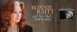Bonnie Raitt Brings 'Just Like That...' Tour To Overture This Month Image