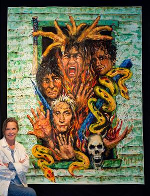 Carlton Fine Arts Presents 'Rock And Roll Voodoo' By Kelly Sullivan 