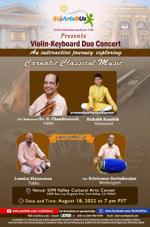 Indian Classical Music Concert Comes to Simi Valley Cultural Arts Center 