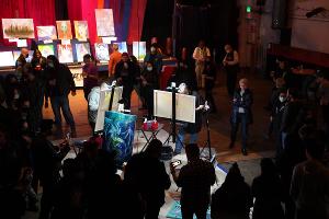 International Arts Competition Comes To Washington With Art Battle Seattle Image