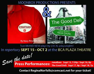Moonbox Productions' Presents JONATHAN and THE GOOD DELI, September 15- 18 