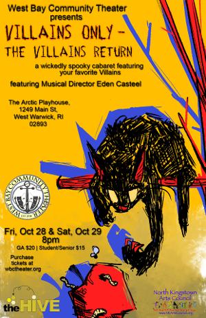 West Bay Community Theater Presents VILLAINS ONLY - THE VILLAINS RETURN 