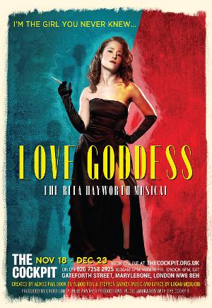 Artwork And Full Creative Team For The World Premiere Of LOVE GODDESS, The Rita Hayworth Musical Image