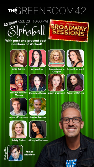 WICKED Stars Unite for ELPHABALL at Broadway Sessions Image